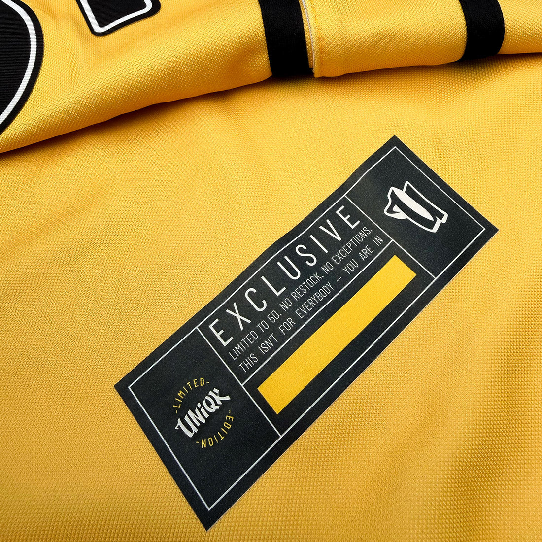 YELLOW UNIQK JERSEY