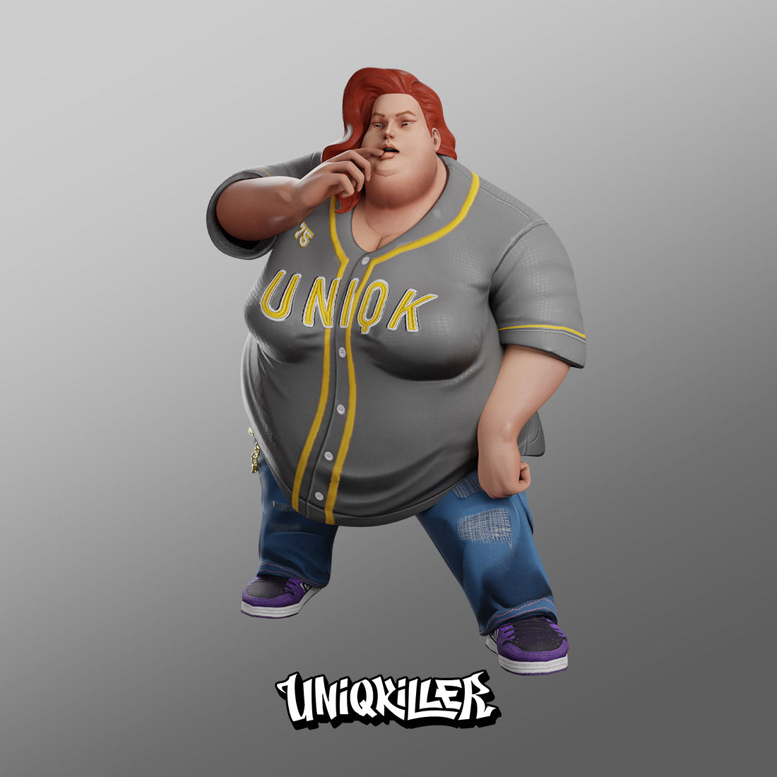 GREY UNIQK JERSEY
